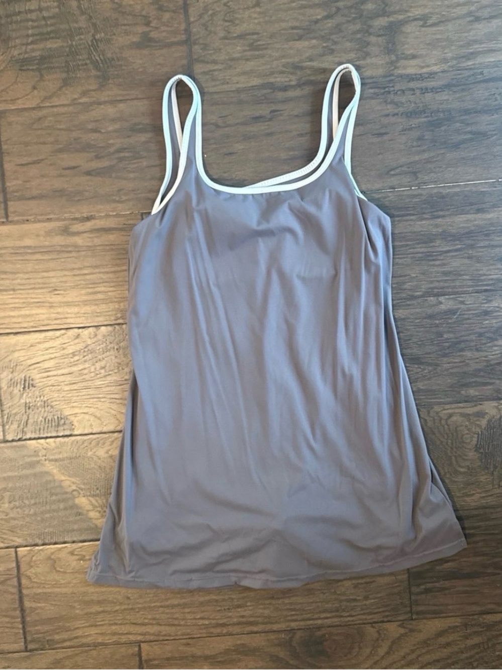 Gold hinge grey cut out athletic dress